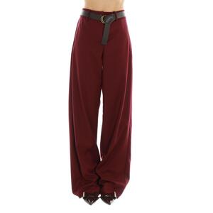 PANTALONE PALAZZO BORDEAUX